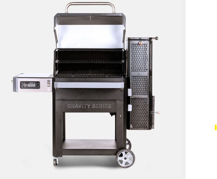 Barbacoa de carbón digital + ahumador Gravity Series 1050 - Imagen 2
