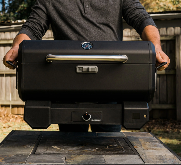 Parrilla y ahumador portátil de carbón vegetal - Imagen 3