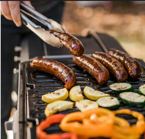 Parrilla y ahumador portátil de carbón con carro - Imagen 6