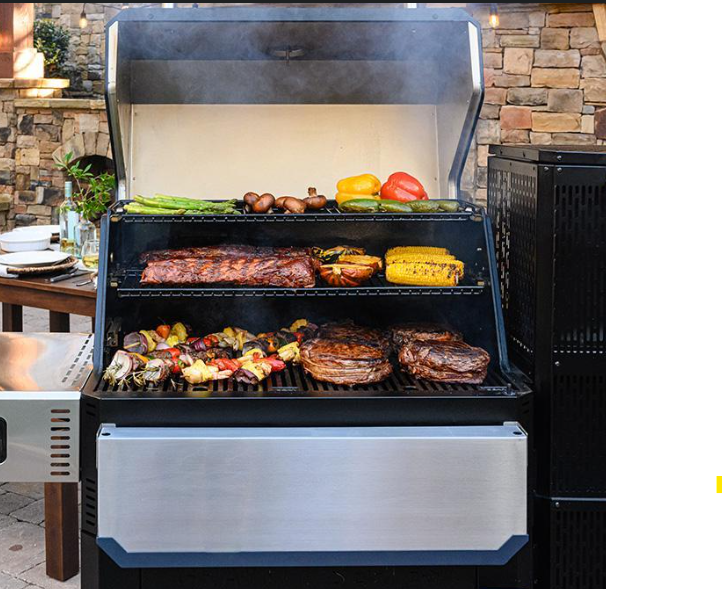 Barbacoa de carbón digital + ahumador Gravity Series 1050 - Imagen 6