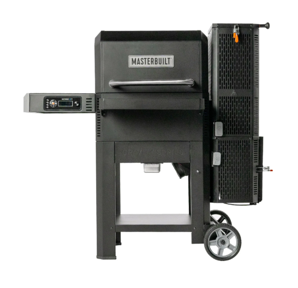Barbacoa de carbón digital + ahumador Gravity Series 600