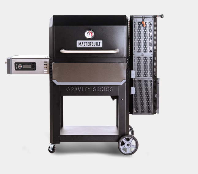Barbacoa de carbón digital + ahumador Gravity Series 1050