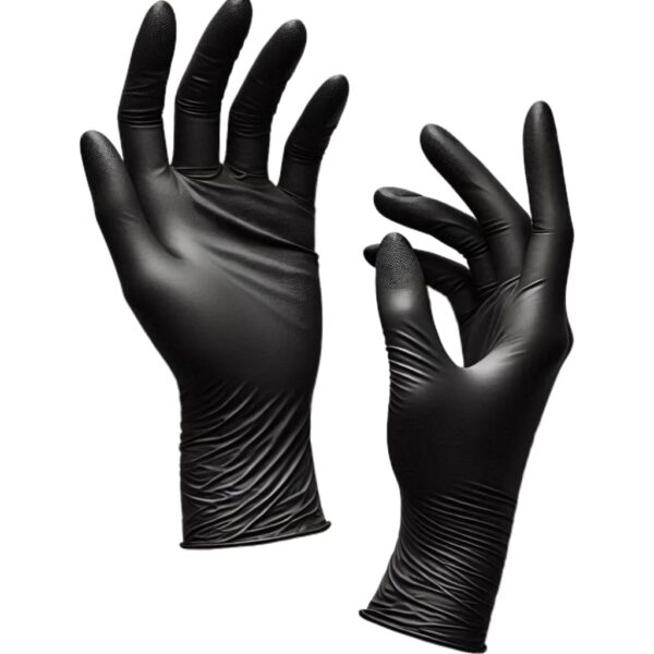 Guantes nitrilo negro sin polvo talla M 10x100 ud. - Imagen 4
