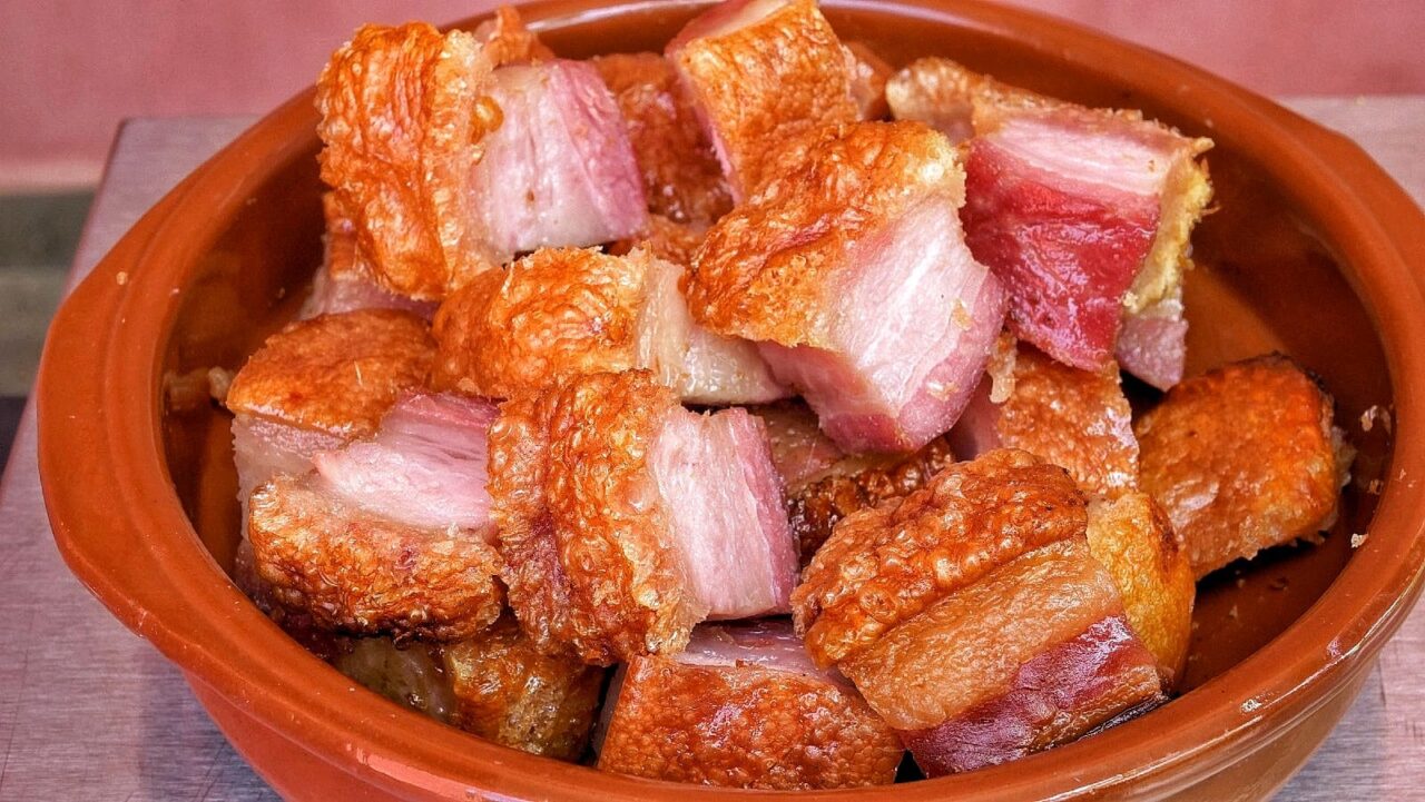 crujiente torrezno de Soria