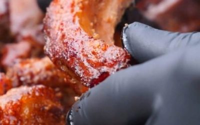 COSTILLAS DE CERDO AHUMADAS:”MELOCOTÓN BOMB”