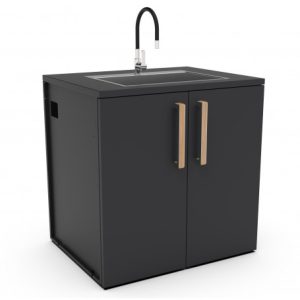 modulo con fregadero cocina exterior