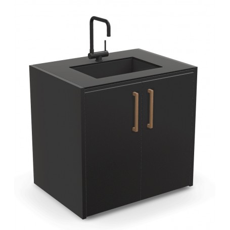 modulo fregadero nero zimbabwe neolith CT90 kitchen cube brabura grills 2