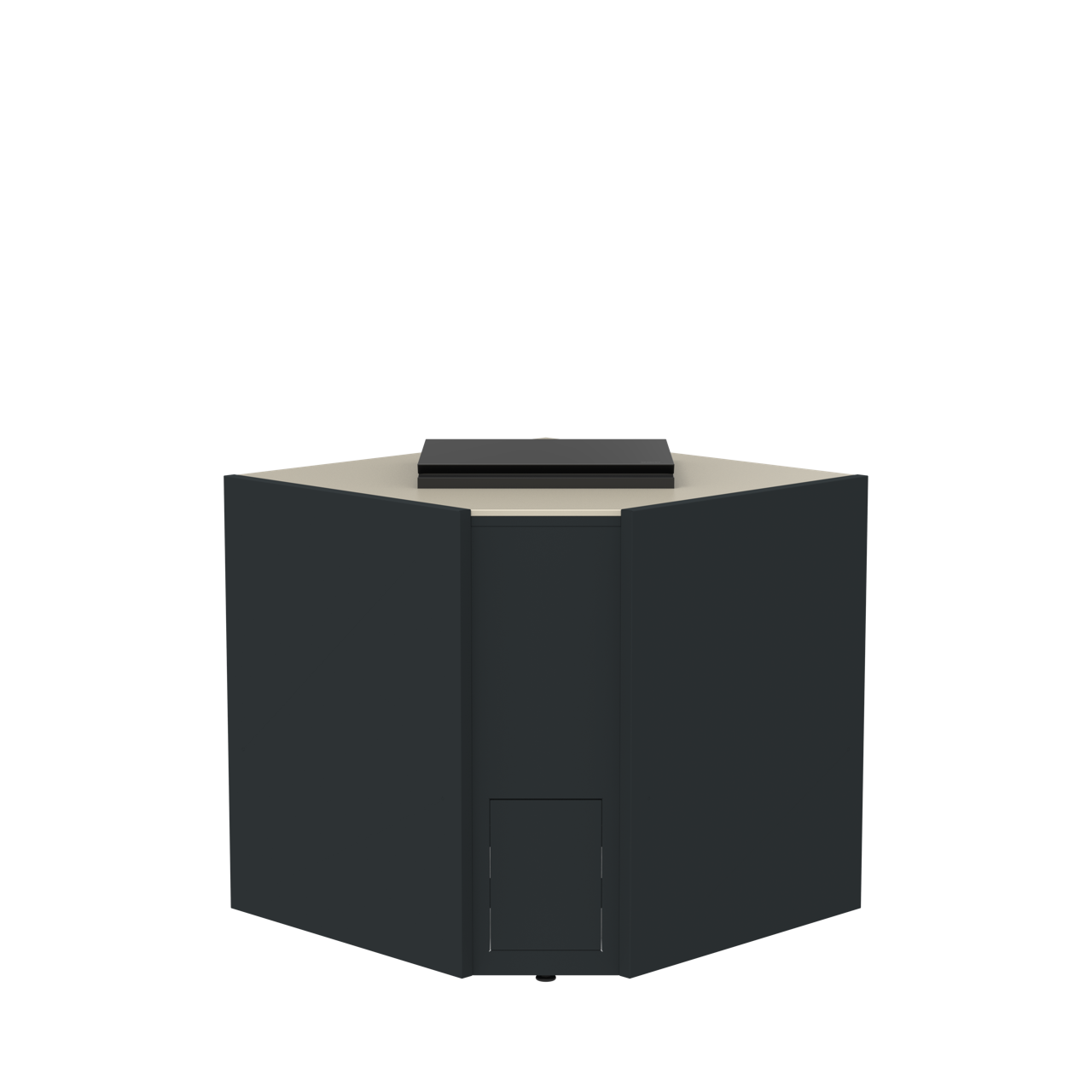 CT 90 Ice Cube Bin Corner 0.4 en tamano grande